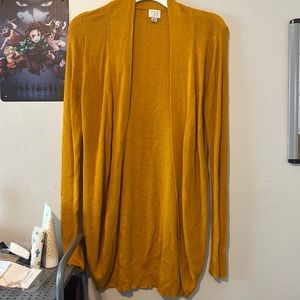 Mustard cardigan